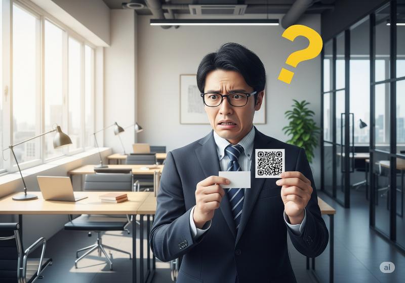 名刺にQRコードはなぜ必要?営業パーソンの「困った!」を解決